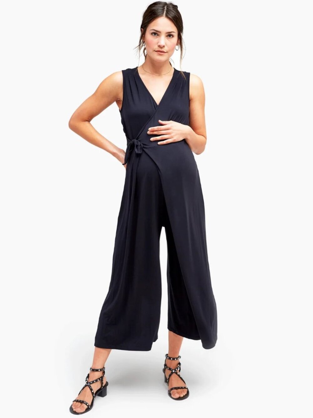 Ingrid & Isabel NOM Francesca Wide-Leg Maternity and Nursing Jumpsuit